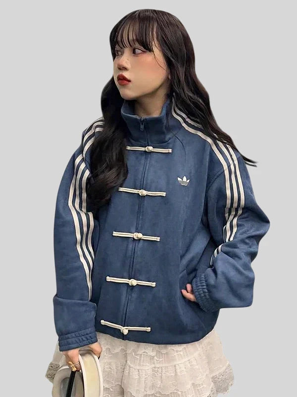 BLUE ORIGINAL ADIDAS CHINESE JACKET