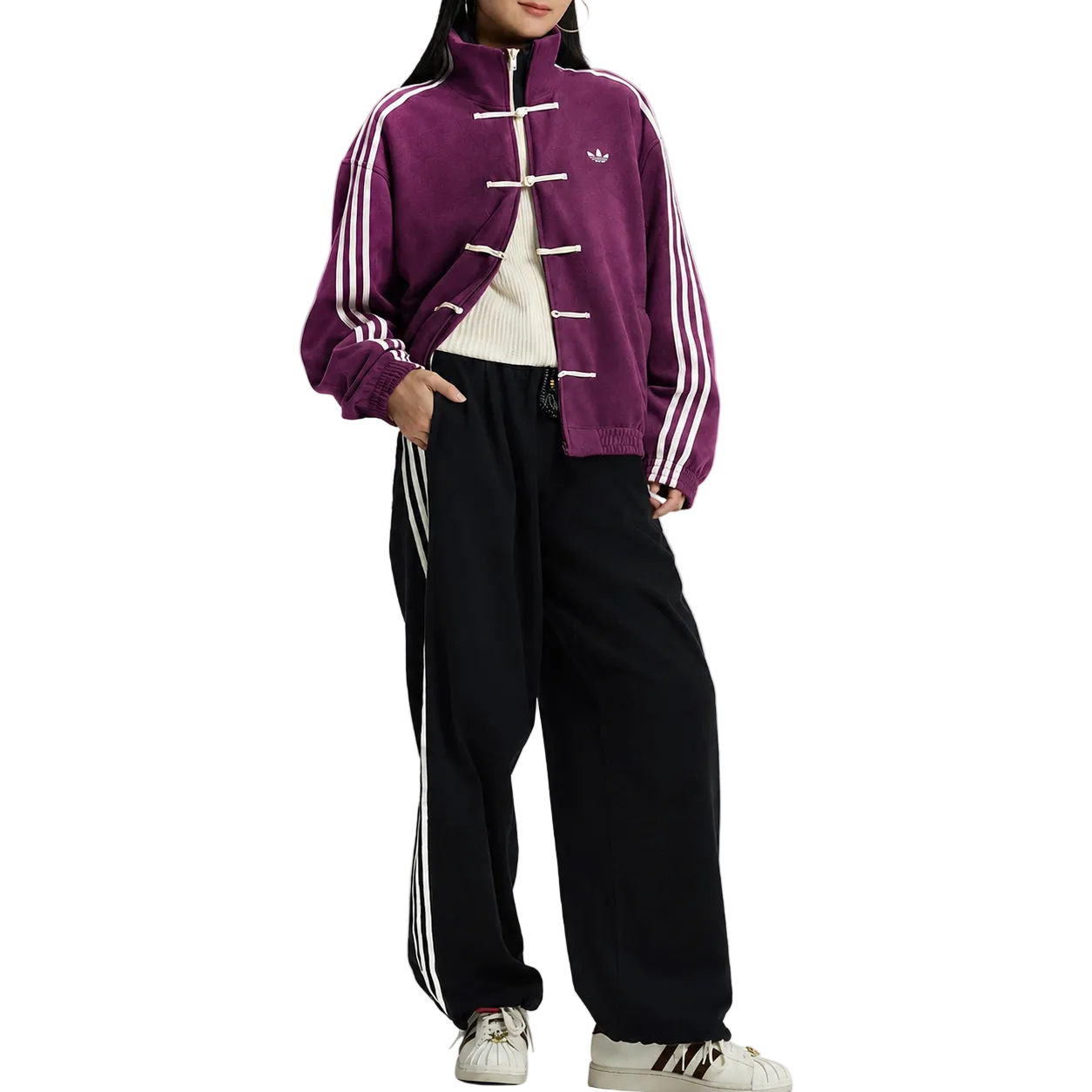 Adidas Chinese Jacket – Purple Edition
