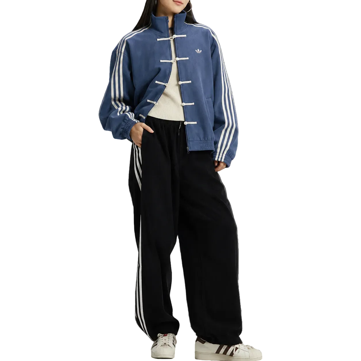 Adidas Chinese Jacket – Blue Edition